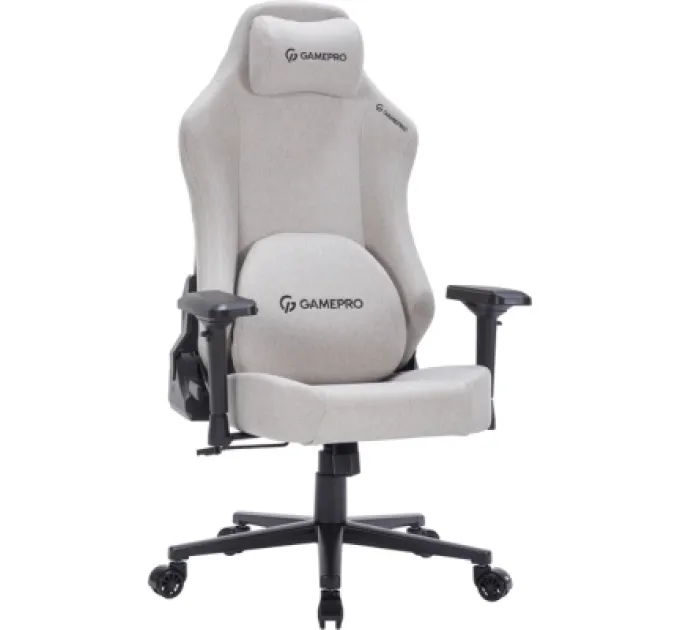 GamePro Крісло ігрове GamePro FGC750LG Size L Fabric Light Gray (FGC750LG)