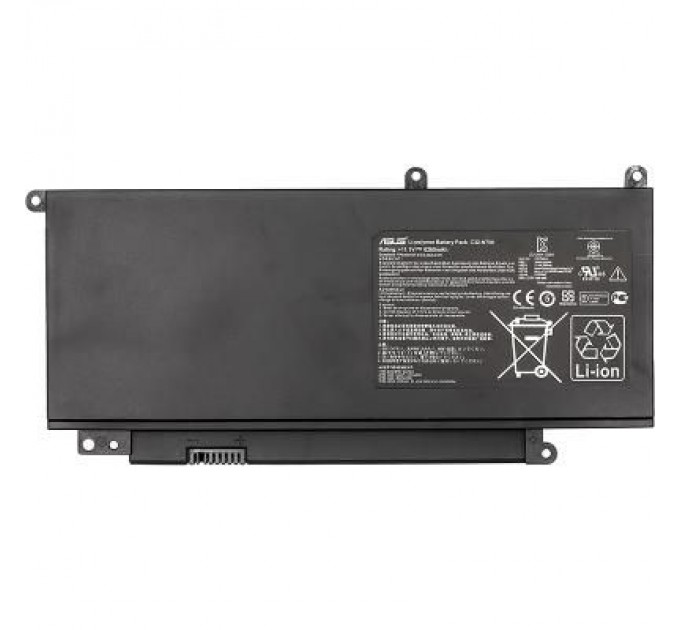 PowerPlant Акумулятор до ноутбука ASUS N750 Series (C32-N750) 11.1V 69Wh PowerPlant (NB431045)