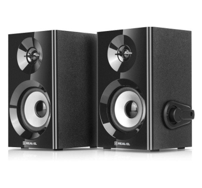 REAL-EL Акустична система REAL-EL S-228 Black (EL121200014)