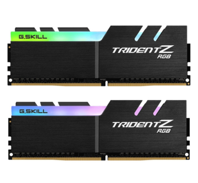 G.Skill Модуль пам'яті для комп'ютера DDR4 32GB (2x16GB) 3600 MHz Trident Z RGB G.Skill (F4-3600C18D-32GTZR)