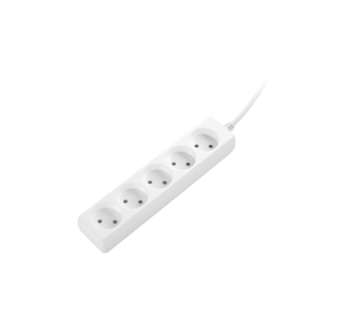 2E Мережевий подовжувач 2E 5XCEE7/17, 1.5м, white (2E-U0510M1.5)
