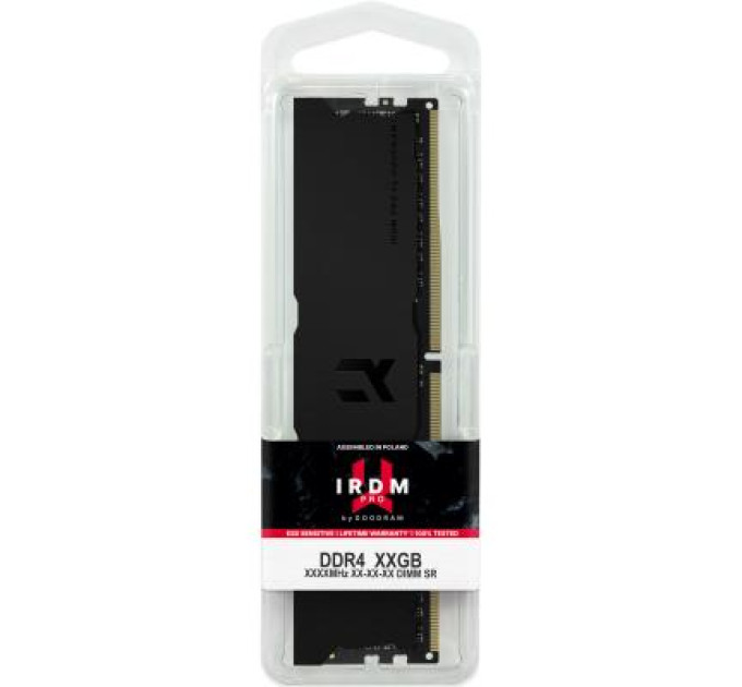 Goodram Модуль пам'яті для комп'ютера DDR4 32GB (2x16GB) 3600 MHz Iridium Pro Deep Black Goodram (IRP-K3600D4V64L18/32GDC)