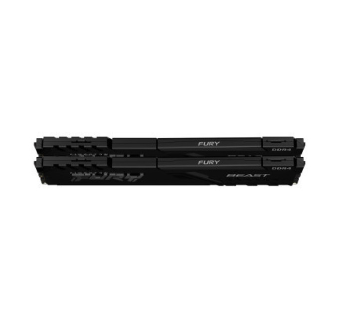 Kingston Fury (ex.HyperX) Модуль пам'яті для комп'ютера DDR4 32GB (2x16GB) 3200 MHz Fury Beast Black Kingston Fury (ex.HyperX) (KF432C16BB1K2/32)