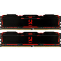 Goodram Модуль пам'яті для комп'ютера DDR4 32GB (2x16GB) 3200 MHz IRDM Black Goodram (IR-X3200D464L16A/32GDC)