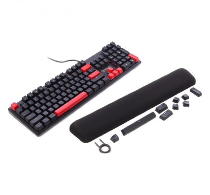 A4Tech Клавіатура A4Tech Bloody S525N RGB BLMS Red Switch USB Fire Black (4711421002066)