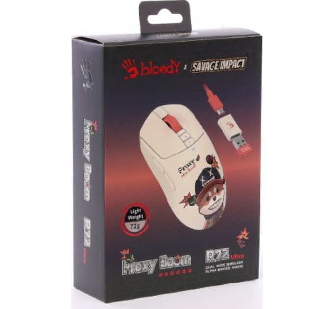 A4Tech Мишка A4Tech Bloody R72 Ultra Wireless Proxy Boom (4711421001274)