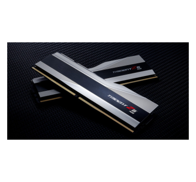 G.Skill Модуль пам'яті для комп'ютера DDR5 32GB (2x16GB) 6000 MHz Trident Z5 RGB Silver G.Skill (F5-6000J3636F16GX2-TZ5RS)