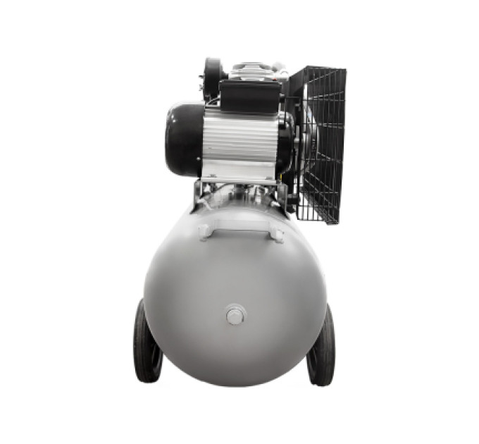 Sigma Компресор Sigma двоциліндровий ремінний 2.5кВт 396л/хв 10бар 100л (2 крана) (7044151)