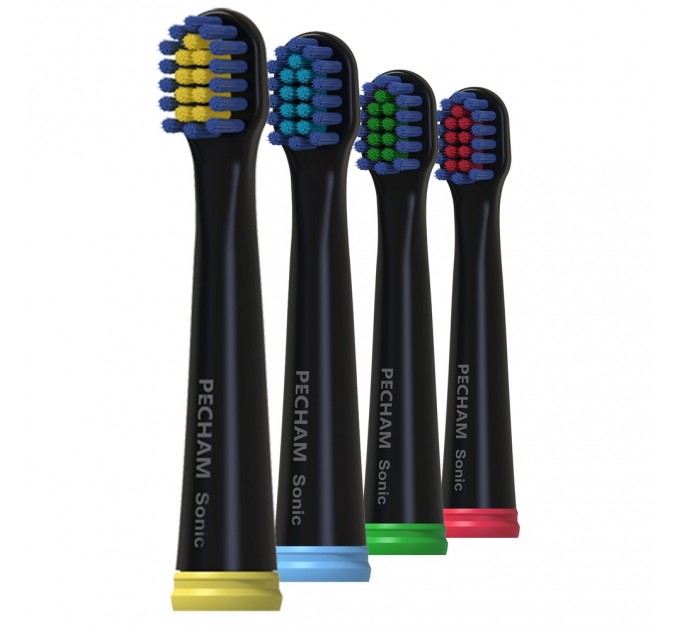 Pecham Насадки для зубної щітки Pecham Travel Black (0390199080113)