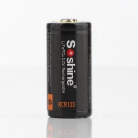 Акумулятор Soshine CR123A/16340 600mAh 1шт