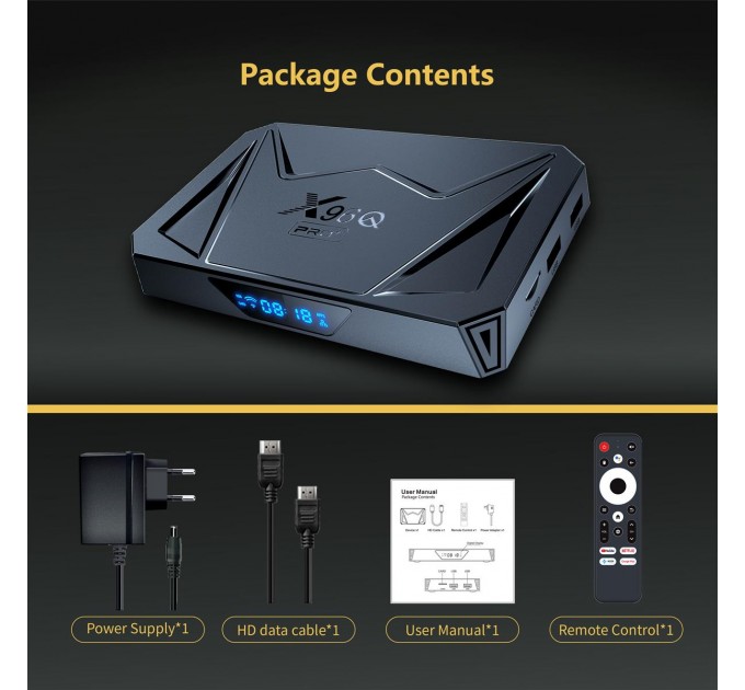X96Q Медіаплеєр X96Q Pro Plus 4/32