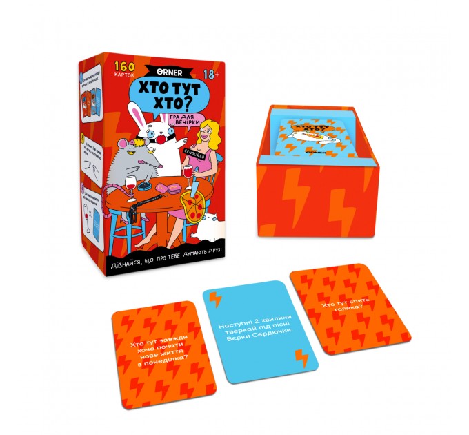 Orner Гра для компанії Orner Хто тут хто? Гра для вечірки (orner-2811)