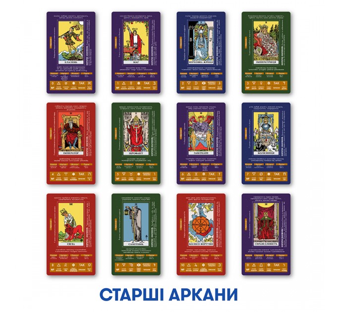 Orner Карти Таро Orner Навчальні Таро Райдера - Уейта (orner-2684)