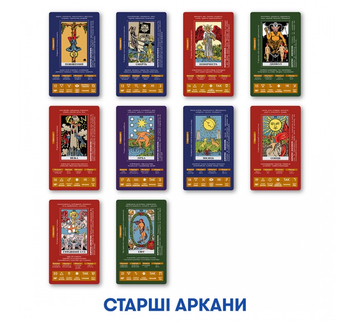 Orner Карти Таро Orner Навчальні Таро Райдера - Уейта (orner-2684)