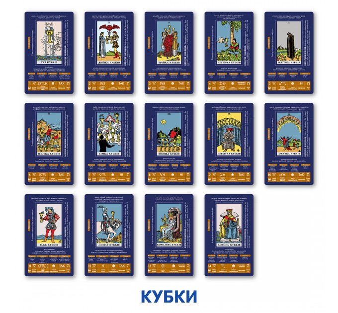 Orner Карти Таро Orner Навчальні Таро Райдера - Уейта (orner-2684)