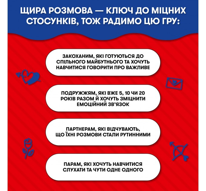 Orner Розмовна гра Orner Розкажи мені все! Love edition (orner-1636)