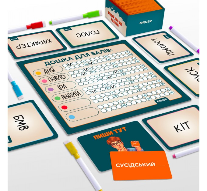 Orner Гра для компанії Orner Вгадай, про що я думаю (orner-2617)