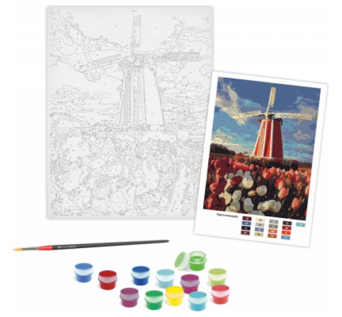 Rosa Картина по номерам Rosa Start Старий млин 35х45 см (4823098512653)