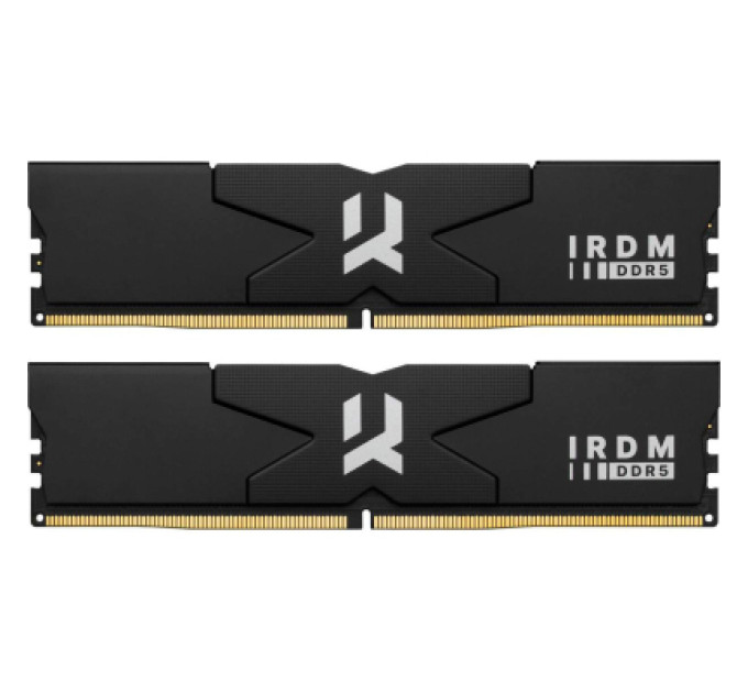 Goodram Модуль пам'яті для комп'ютера DDR5 32GB (2x16GB) 6800 MHz IRDM Black Goodram (IR-6800D564L34S/32GDC)