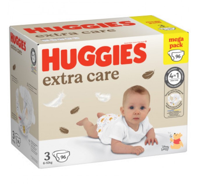 Huggies Підгузки Huggies Extra Care Size Розмір 3 (6-10 кг) 96 шт (5029053577944)