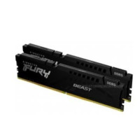 Модуль пам'яті для комп'ютера DDR5 16GB (2x8GB) 5600 MHz Beast Black Kingston Fury (ex.HyperX) (KF556C40BBK2-16)
