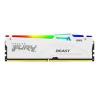 Модуль пам'яті для комп'ютера DDR5 16GB 5600 MHz Beast White RGB Kingston Fury (ex.HyperX) (KF556C36BWEA-16)