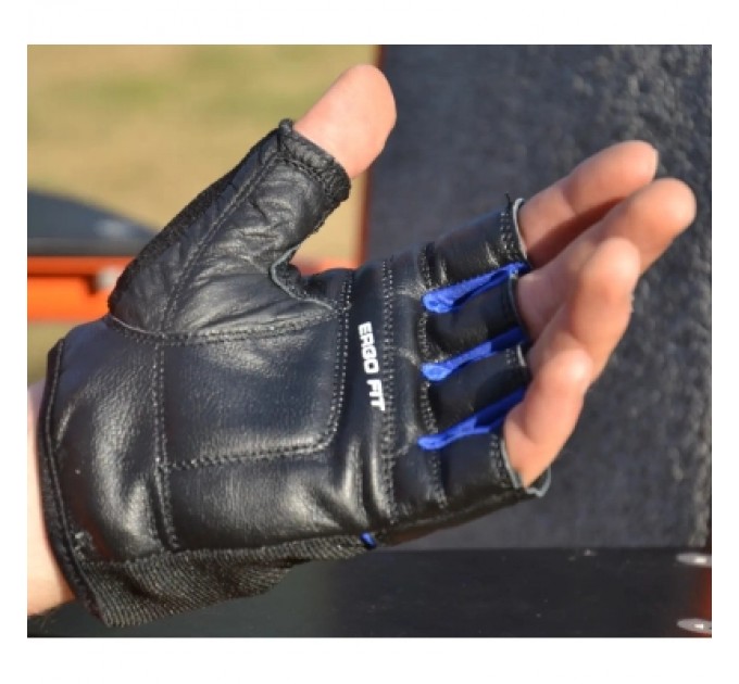 PowerPlay Рукавички для фітнесу PowerPlay 9058 Thunder чорно-сині M (PP_9058_M_Thunder)