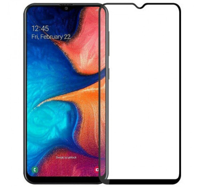 PowerPlant Скло захисне PowerPlant Full screen Samsung Galaxy A20S, Black (GL607563)