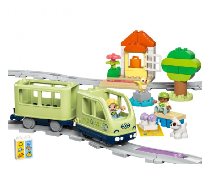 LEGO Конструктор LEGO DUPLO Town Інтерактивний пригодницький потяг (10427)