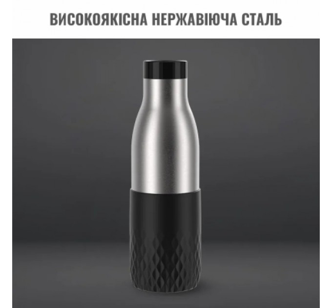 Tefal Термос Tefal Bludrop, 700мл, нержавіюча сталь, чорний (N3111110)