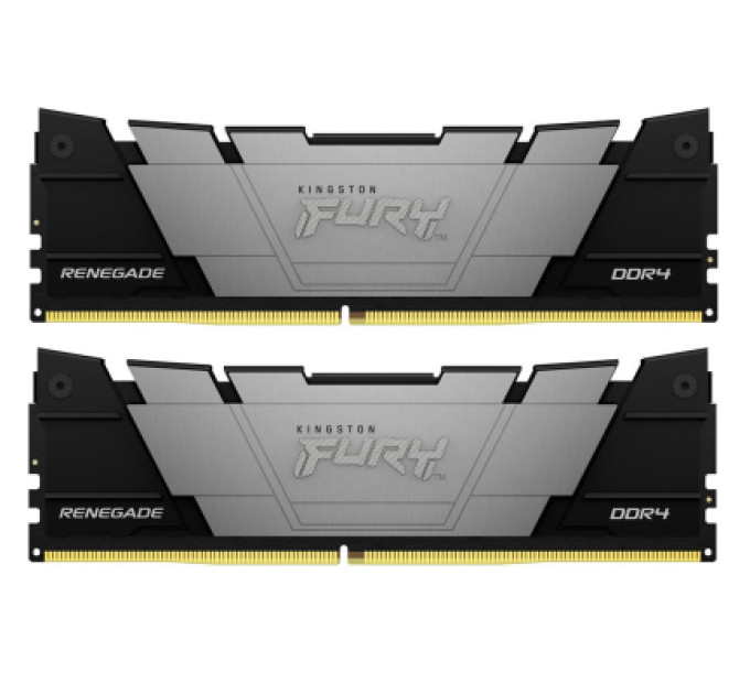 Kingston Fury (ex.HyperX) Модуль пам'яті для комп'ютера DDR4 32GB (2x16GB) 3600 MHz Fury Renegade Black Kingston Fury (ex.HyperX) (KF436C16RB12K2/32)