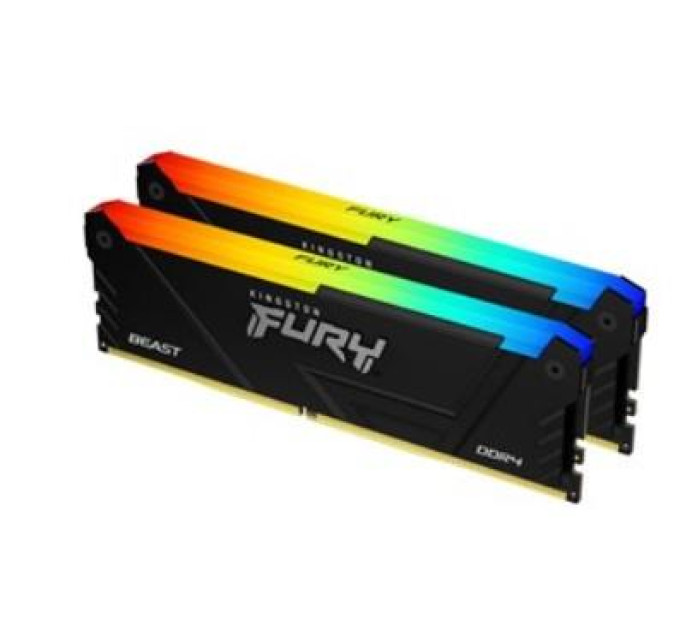 Kingston Fury (ex.HyperX) Модуль пам'яті для комп'ютера DDR4 16GB (2x8GB) 3600 MHz Fury Renegade RGB Kingston Fury (ex.HyperX) (KF436C16RB2AK2/16)
