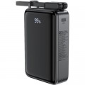 Acefast Батарея універсальна Acefast 20000mAh 67W PD/3.0, 20В/3.35A Type-C, USB-A, with cable, Li-ion M4 Black (6974316282723)