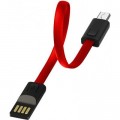 ColorWay Дата кабель USB 2.0 AM to Micro 5P 0.22m red ColorWay (CW-CBUM022-RD)