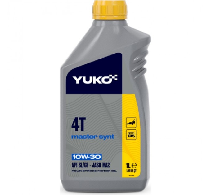 Yuko Моторна олива Yuko MASTER SYNT 4T 10-30 1л (4820070240450)