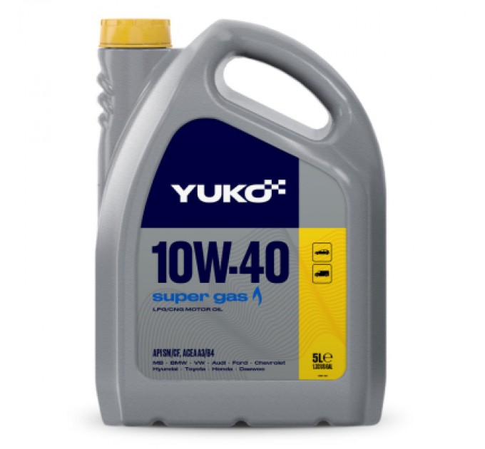 Yuko Моторна олива Yuko SUPER GAS 10W-40 5л (4820070244519)