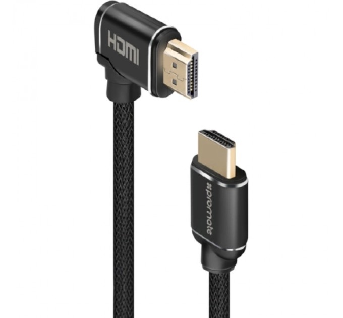 Promate Кабель мультимедійний HDMI to HDMI v.2.0 prolink4k1-150.black Promate (prolink4k1-150.black)