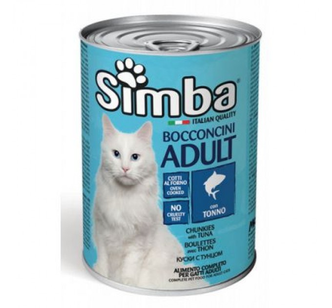 Simba Консерви для котів Simba Cat Wet тунець 415 г (8009470009096)
