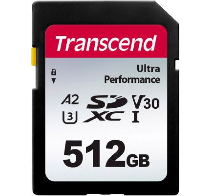 Transcend Карта пам'яті Transcend 512GB SD class 10 UHS-I U3 4K (TS512GSDC340S)