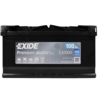 Акумулятор автомобільний EXIDE PREMIUM 100A (EA1000)