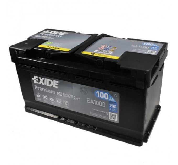 EXIDE Акумулятор автомобільний EXIDE PREMIUM 100A (EA1000)