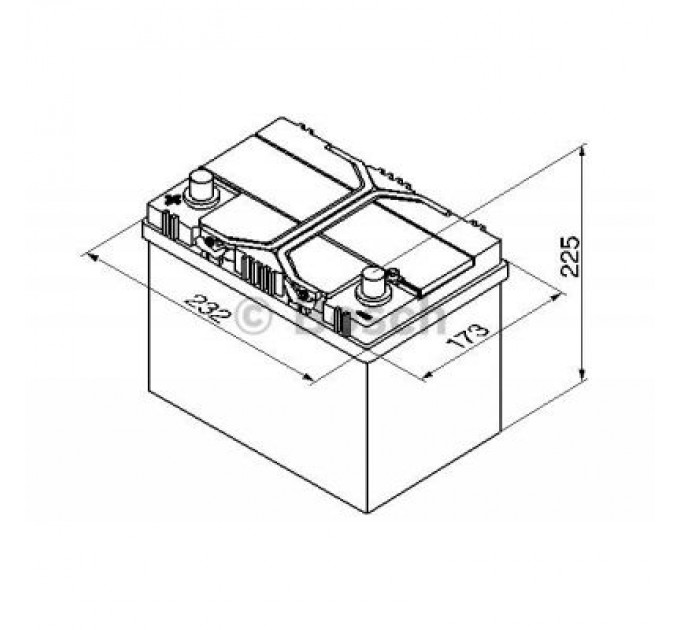 Bosch Акумулятор автомобільний Bosch 60А (0 092 S40 250)