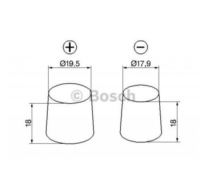 Bosch Акумулятор автомобільний Bosch 60А (0 092 S40 250)