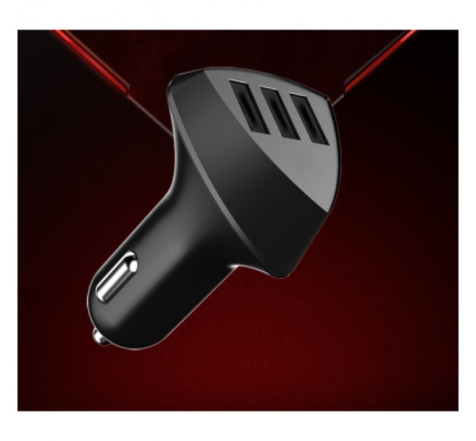 XoKo Зарядний пристрій XoKo CC-300 3 USB 4.2A Black (CC-300-BK)