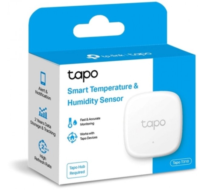 TP-Link Датчик температури TP-Link та вологості Tapo T310 smart (Tapo T310)