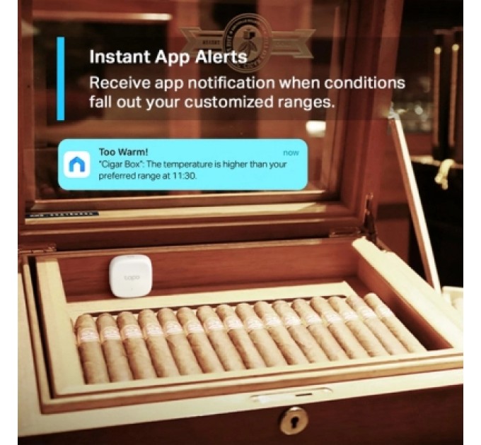 TP-Link Датчик температури TP-Link та вологості Tapo T310 smart (Tapo T310)