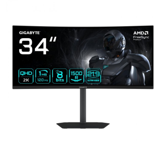GIGABYTE Монітор GIGABYTE GS34WQCA EK