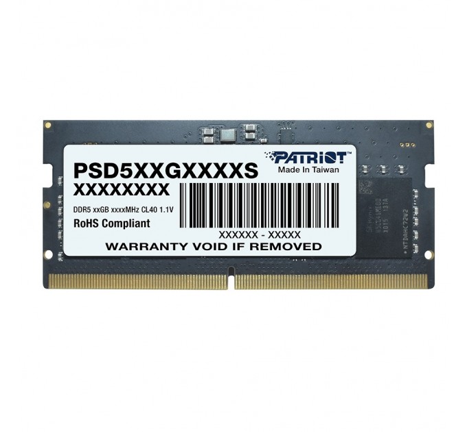 Patriot Модуль пам'яті для ноутбука SoDIMM DDR5 32GB 5600 MHz Signature Line Patriot (PSD532G56002S)