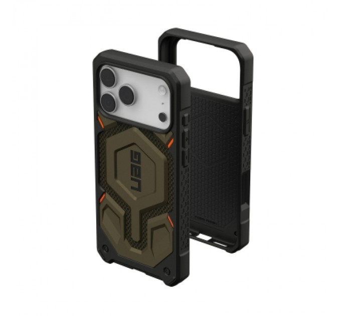 UAG Чохол до мобільного телефона UAG iPhone 17 Pro Max Monarch Pro MagSafe Kevlar Element Green (11451411397B)