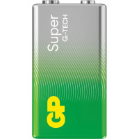 Батарейка Gp Крона Super Alcaline 6LF22 9V * 1 ПВХ плівка (1604A-5UE1 / 4891199216282)